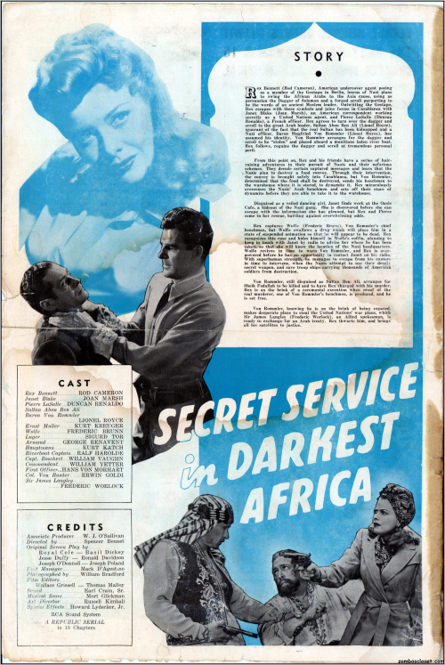 Secret Service in Darkest Africa Pressbook 01