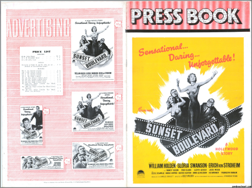 Sunset Boulevard British Pressbook 01