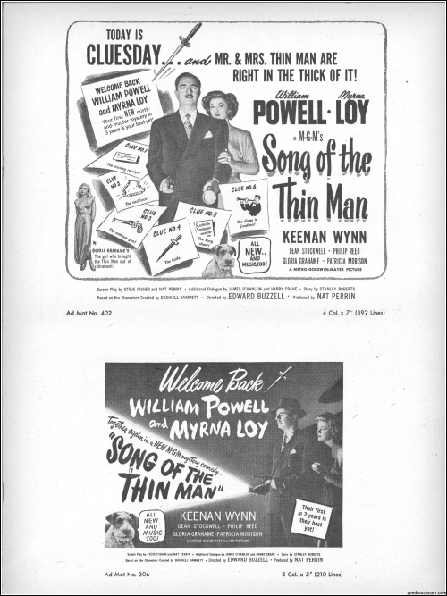 Song of the Thin Man Admats01