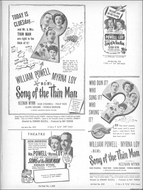 Song of the Thin Man Admats01