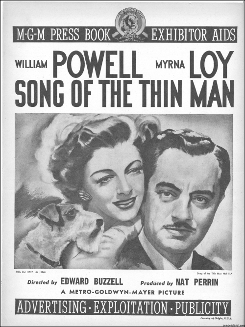 Song of the Thin Man  Pressbook00