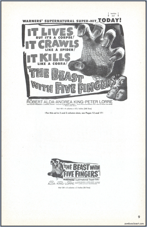 The Beast with Five Fingers 1946 09