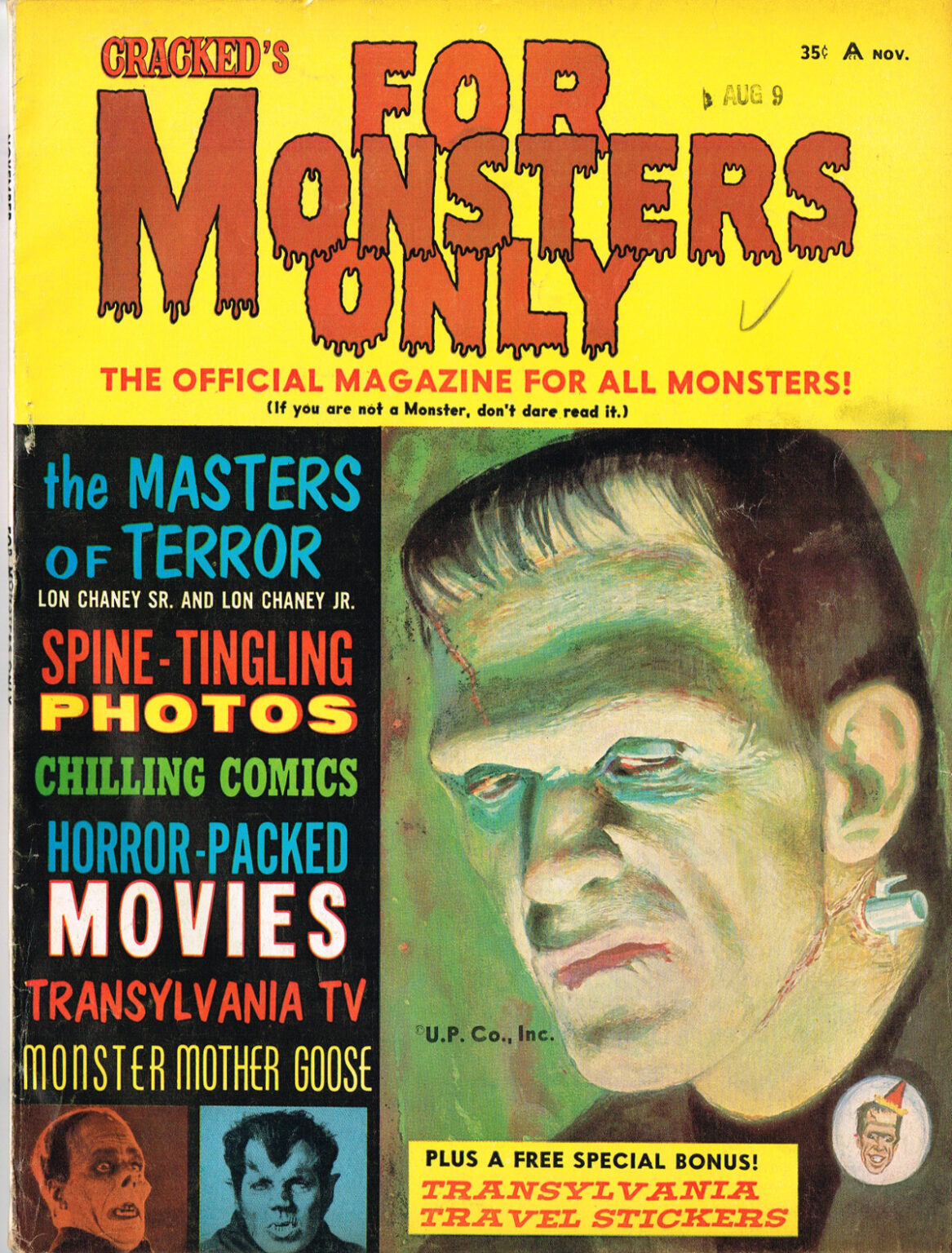 Cracked's For Monsters Only Issue One