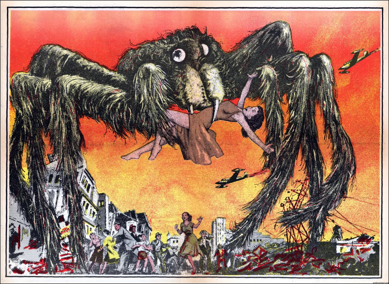 The Monster Times 19 Tarantula Centerfold.