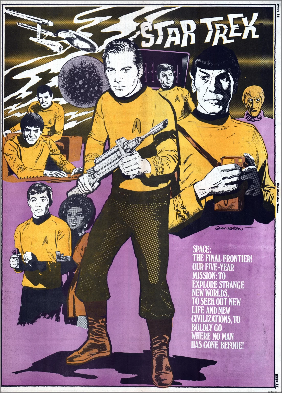The Monster Times 2 Star Trek Centerfold