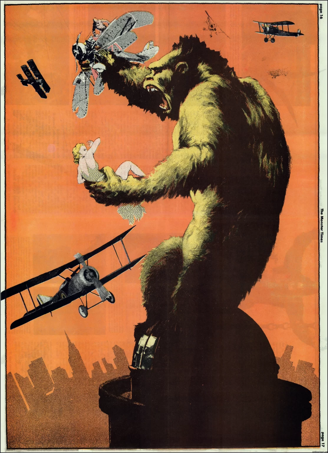 The Monster Times 3 King Kong Centerfold