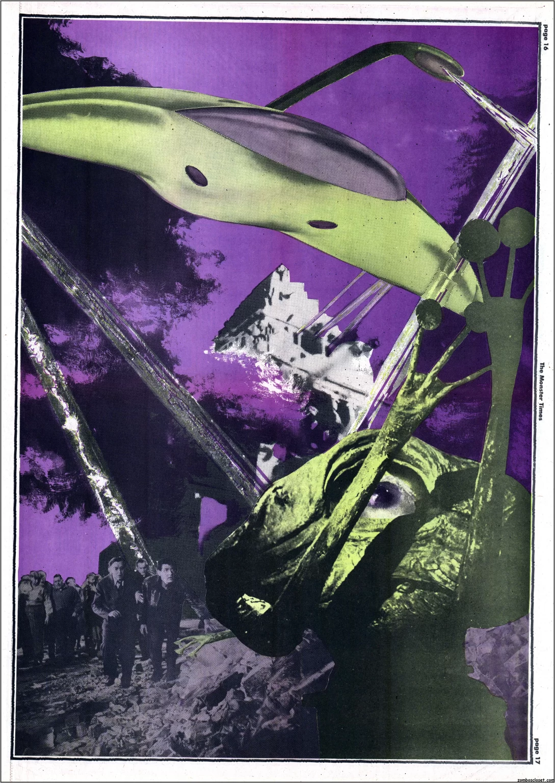 The Monster Times 31 War of the Worlds Centerfold.