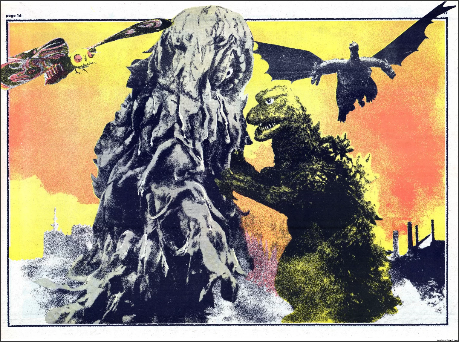 The Monster Times 35Godzilla vs. the Smog Monster Centerfold.