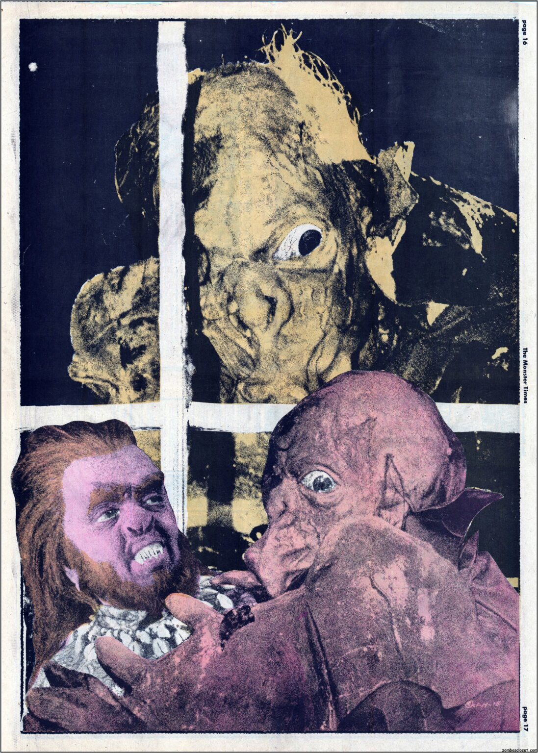 The Monster Times 36 Mutations Centerfold.