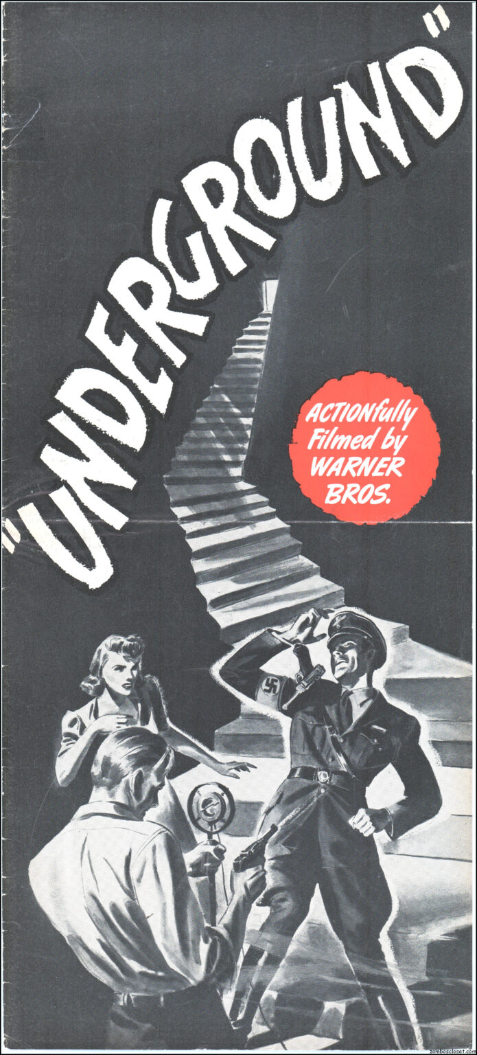 Underground movie pressbook cover Underground movie pressbook cover