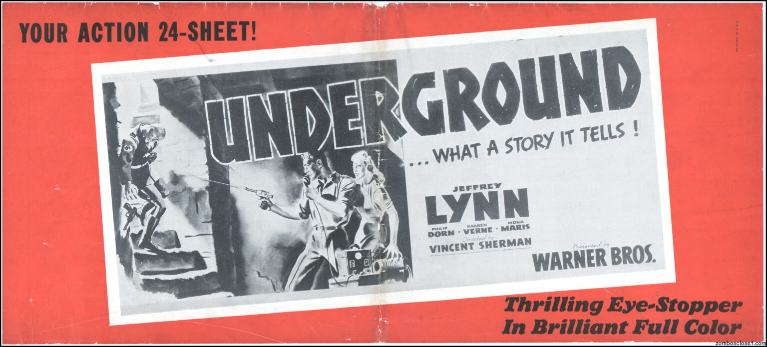 Underground movie pressbook 1941