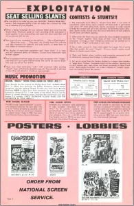 Angels From Hell AIP Movie Pressbook