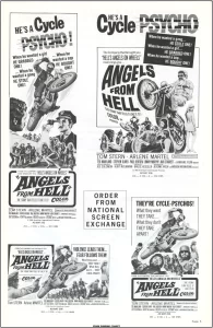 Angels From Hell AIP Movie Pressbook Angels From Hell AIP Movie Pressbook