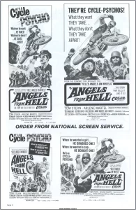 Angels From Hell AIP Movie Pressbook Angels From Hell AIP Movie Pressbook