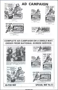Angels From Hell AIP Movie Pressbook Angels From Hell AIP Movie Pressbook