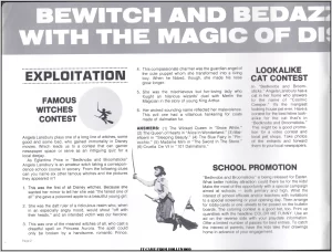 Bedknobs and Broomsticks pressbook Bedknobs and Broomsticks Rerelease Pressbook