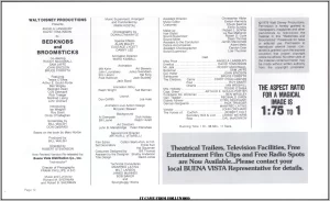 Bedknobs and Broomsticks pressbook Bedknobs and Broomsticks Rerelease Pressbook