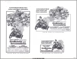 Bedknobs and Broomsticks pressbook ad pad Bedknobs and Broomsticks Ad Pad