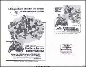 Bedknobs and Broomsticks pressbook ad pad Bedknobs and Broomsticks Ad Pad