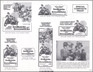 Bedknobs and Broomsticks pressbook ad pad Bedknobs and Broomsticks Ad Pad