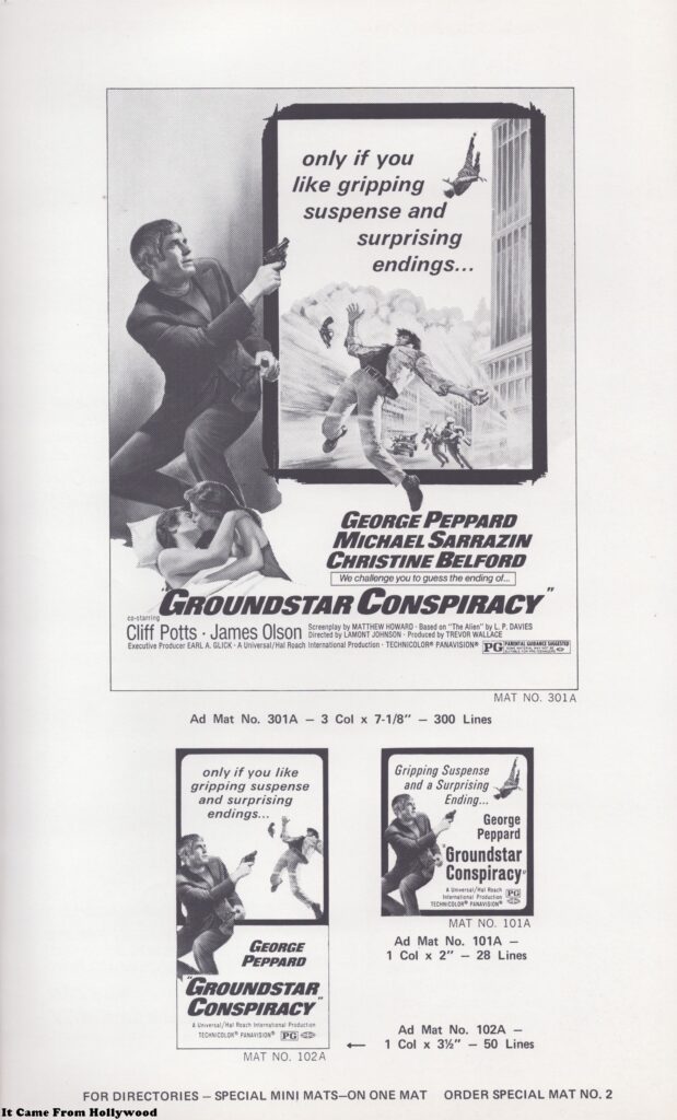 The Groundstar Conspiracy Advertising Supplement