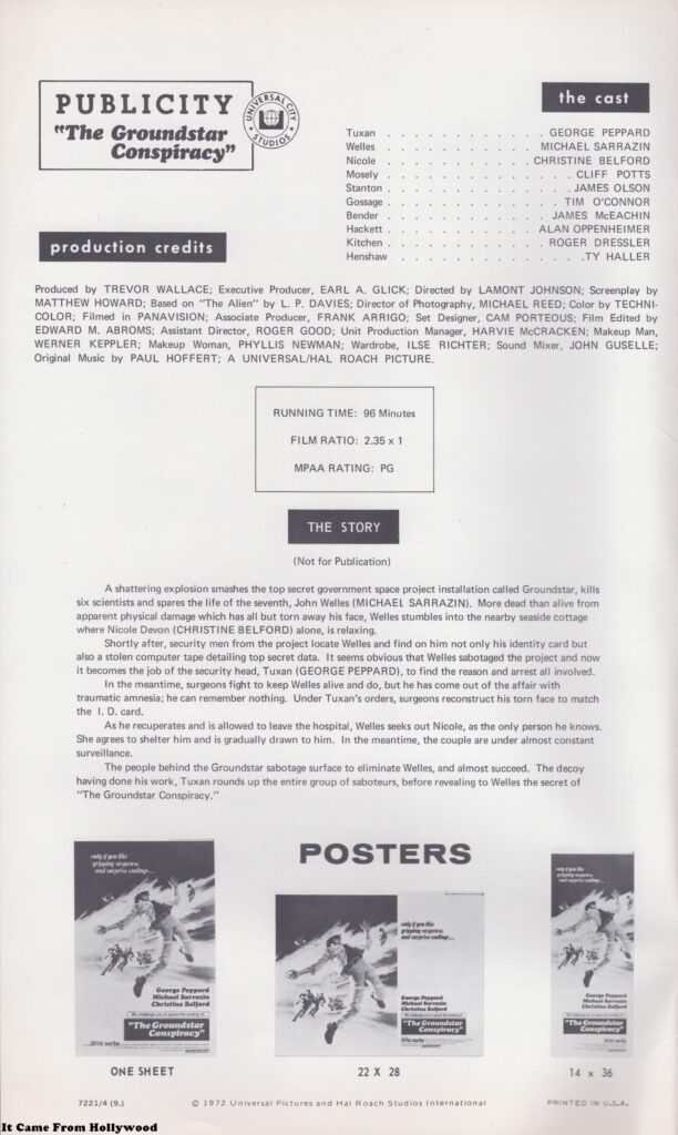 The Groundstar Conspiracy Advertising Supplement