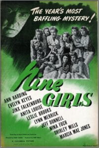 Nine Girls Movie Pressbook 1944 Nine Girls Movie Pressbook 1944