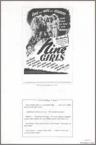 Nine Girls Movie Pressbook page 6 1944 Nine Girls Movie Pressbook page 6 1944