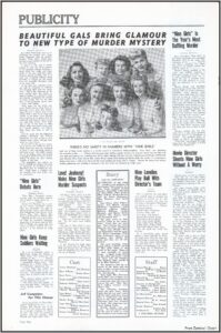 Nine Girls Movie Pressbook page 10 1944 Nine Girls Movie Pressbook page 10 1944