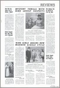 Nine Girls Movie Pressbook page 11 1944 Nine Girls Movie Pressbook page 11 1944