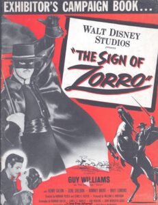 The Sign of Zorro 1960 Pressbook page The Sign of Zorro 1960 Pressbook page