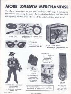 The Sign of Zorro 1960 Pressbook page