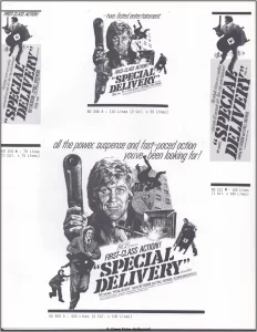 Special Delivery Pressbook page Special Delivery Pressbook Ad Supplement page