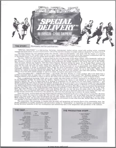 Special Delivery Pressbook page Special Delivery Pressbook page