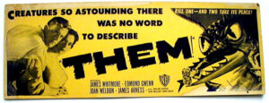 Them! movie theater banner Them! movie theater banner