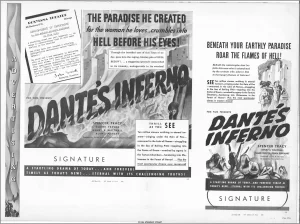 Dante's Inferno 1935 movie pressbook Dantes Inferno Pressbook page
