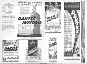 Dante's Inferno 1935 movie pressbook Dantes Inferno Pressbook page