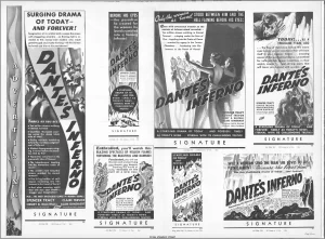 Dante's Inferno 1935 movie pressbook Dantes Inferno Pressbook page