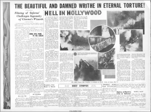 Dante's Inferno 1935 movie pressbook Dantes Inferno Pressbook page