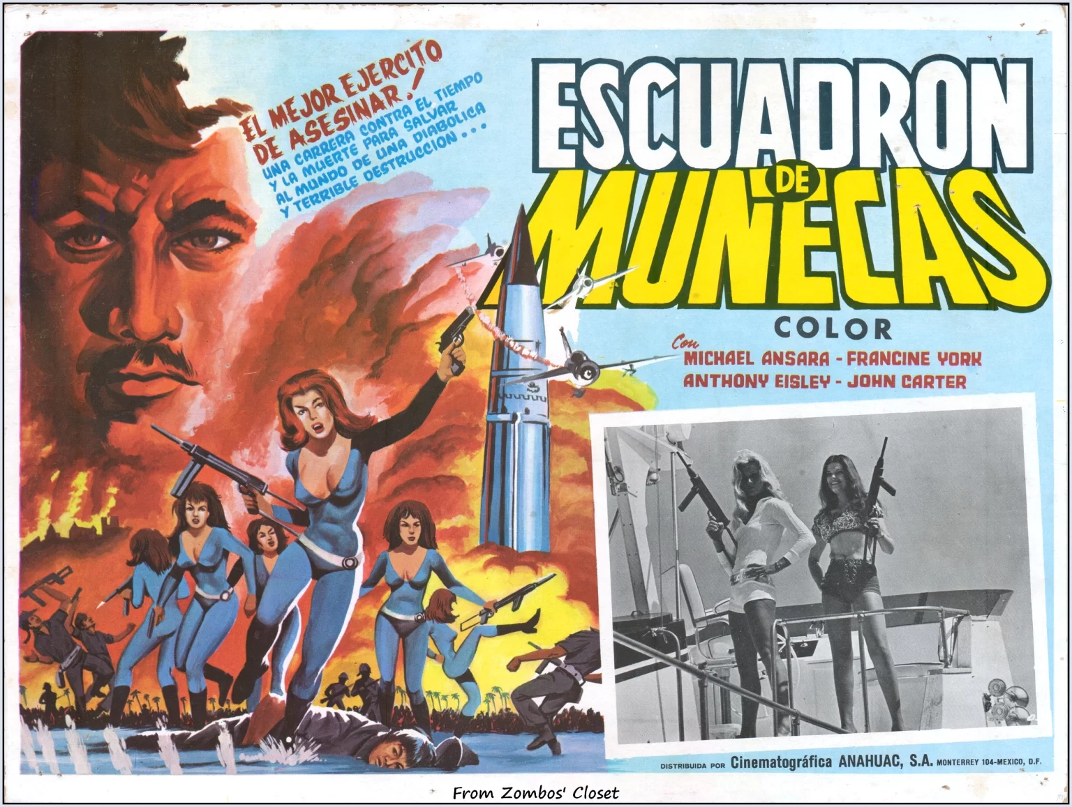 Doll Squad 1973 mexican lobby card