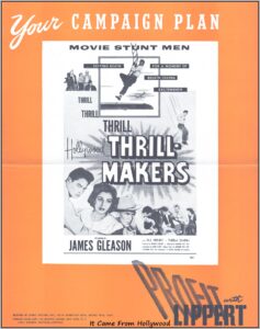 Hollywood Thrill-Makers 1954 Pressbook Hollywood Thrill-Makers 1954 Pressbook
