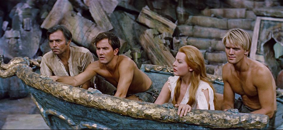 Journey to the Center of the Earth movie showing actors Journey to the Center of the Earth movie showing characters.