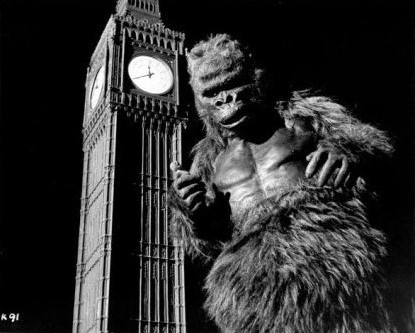 Konga standing by Big Ben Konga standing by Big Ben