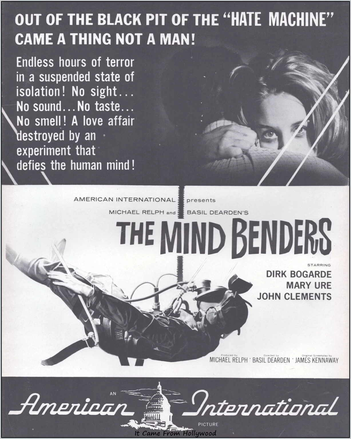 The Mind Benders 1963 Movie Pressbook page The Mind Benders 1963 Movie Pressbook page
