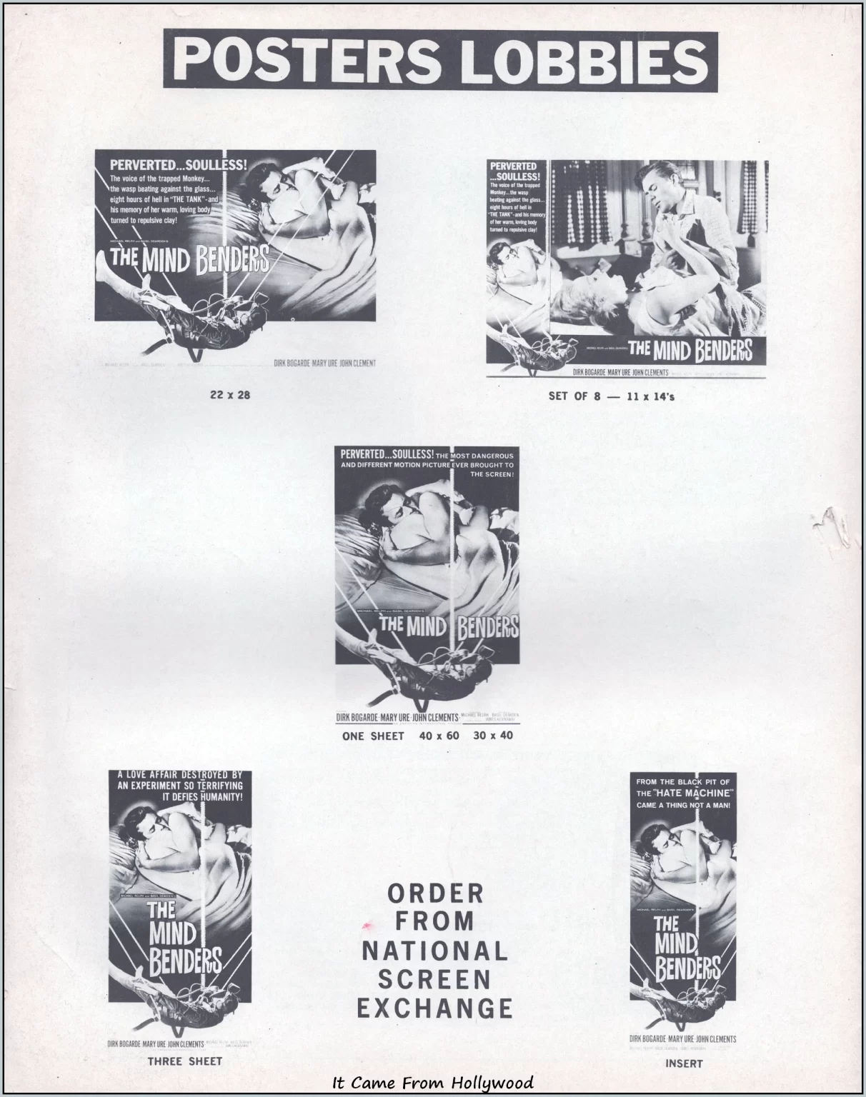 The Mind Benders 1963 Movie Pressbook page The Mind Benders 1963 Movie Pressbook page