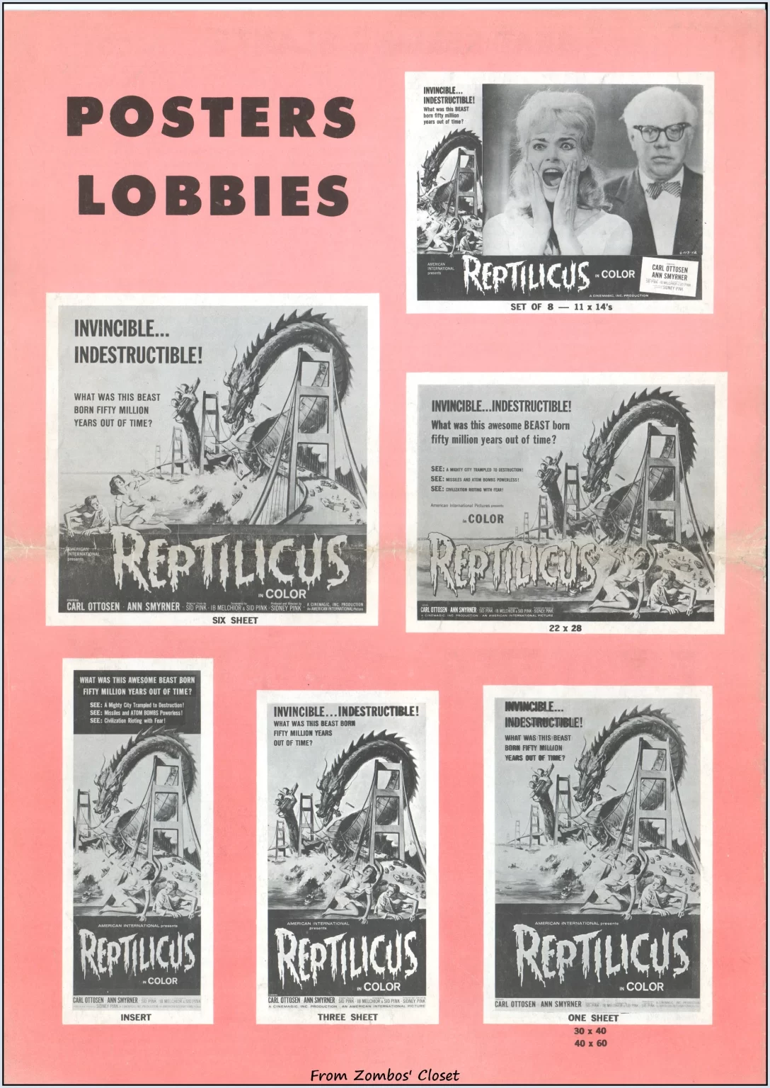 Reptilicus 1961 pressbook Reptilicus 1961 pressbook