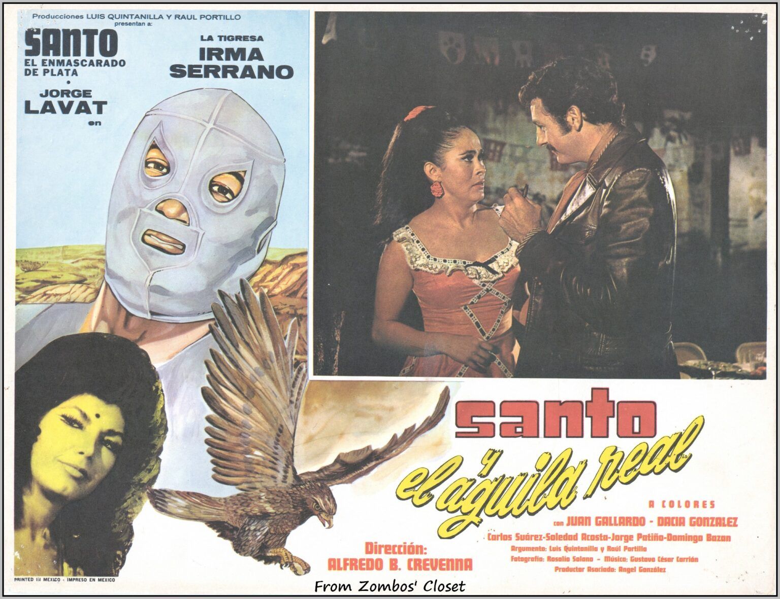 The Royal Eagle movie Mexican lobby card The Royal Eagle movie Mexican lobby card