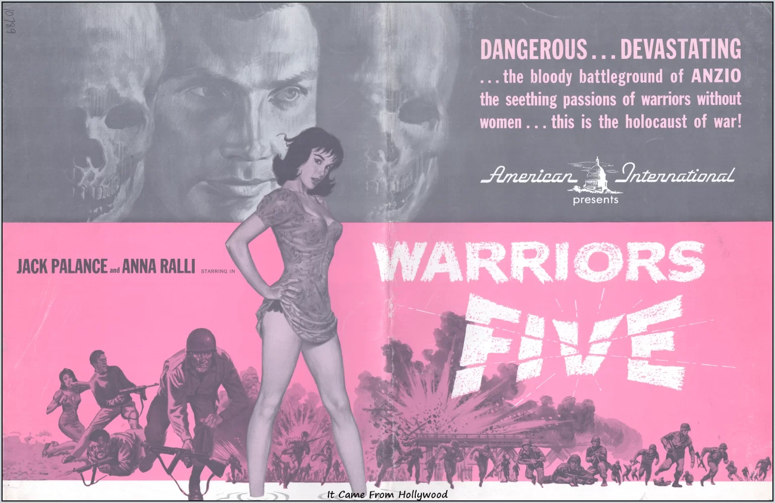 Warriors Five AIP movie pressbook Warriors Five AIP movie pressbook
