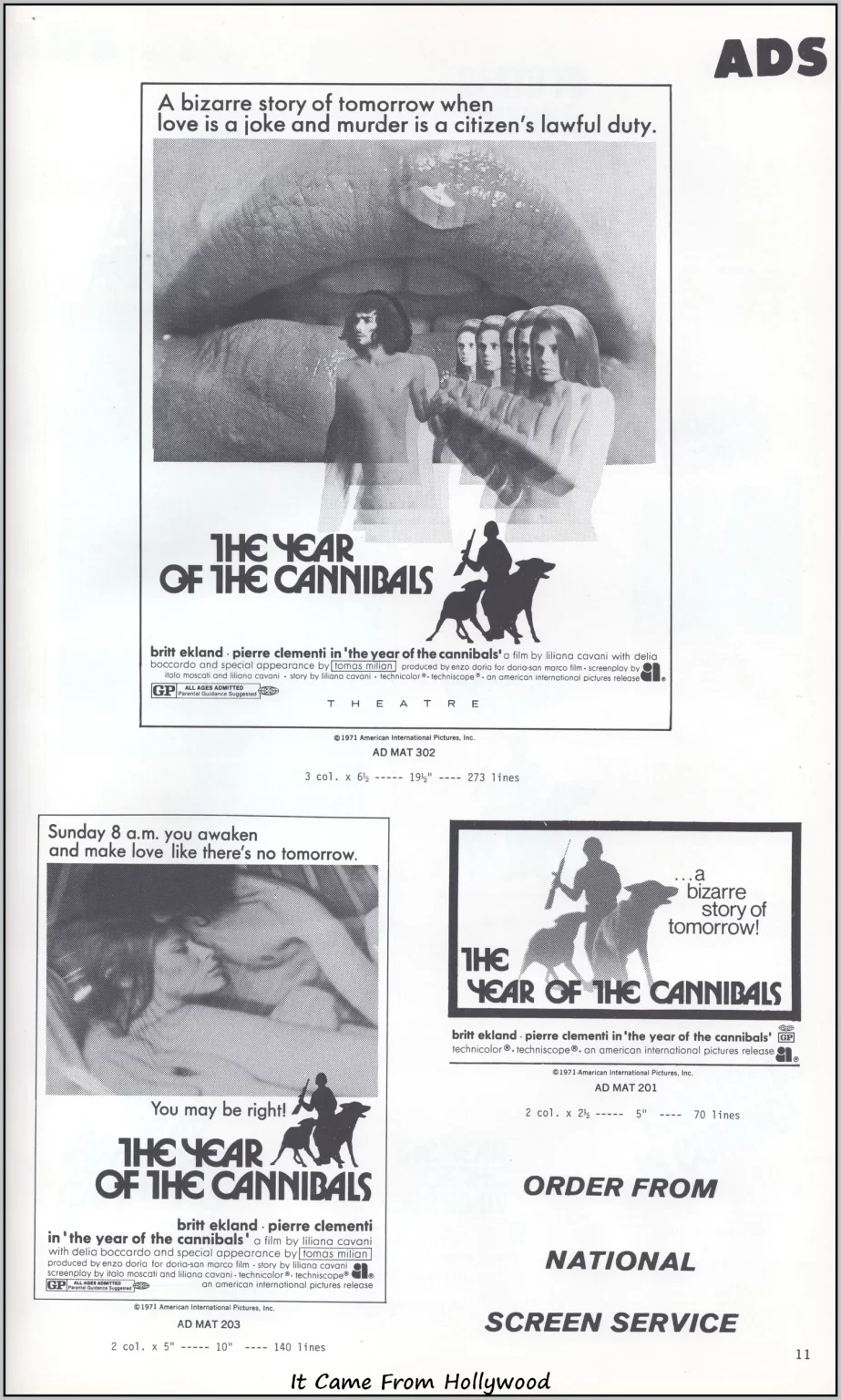 Year of the Cannibals Pressbook Year of the Cannibals Pressbook