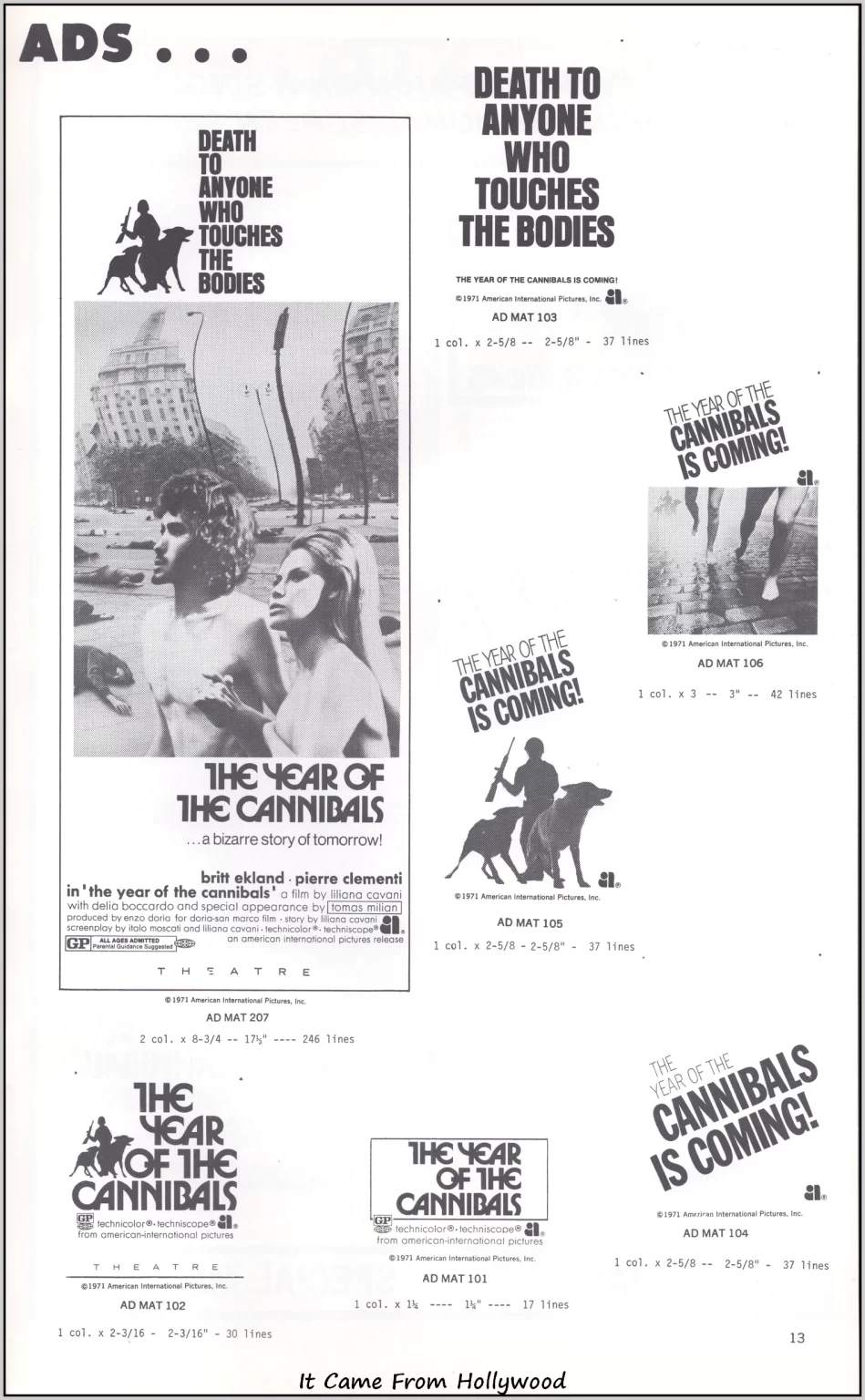 Year of the Cannibals Pressbook Year of the Cannibals Pressbook